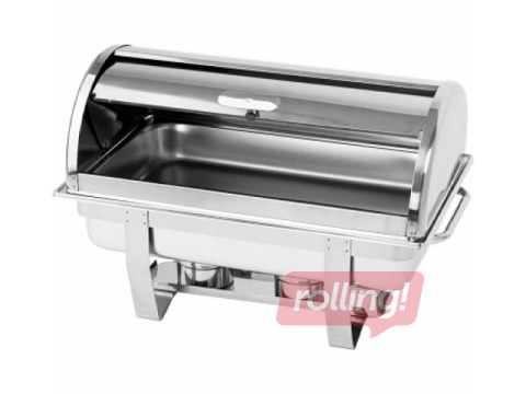 Мармит с откидной крышкой Stalgast, INOX, GN1/1, 65, 63x33.5x40см, 9л