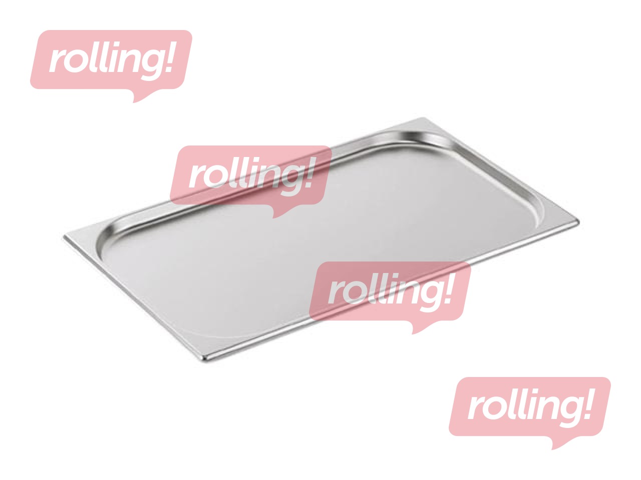 Metāla trauks WAS, GN1/1 20mm, nerūsējošā tērauda, 53x32.5x2cm