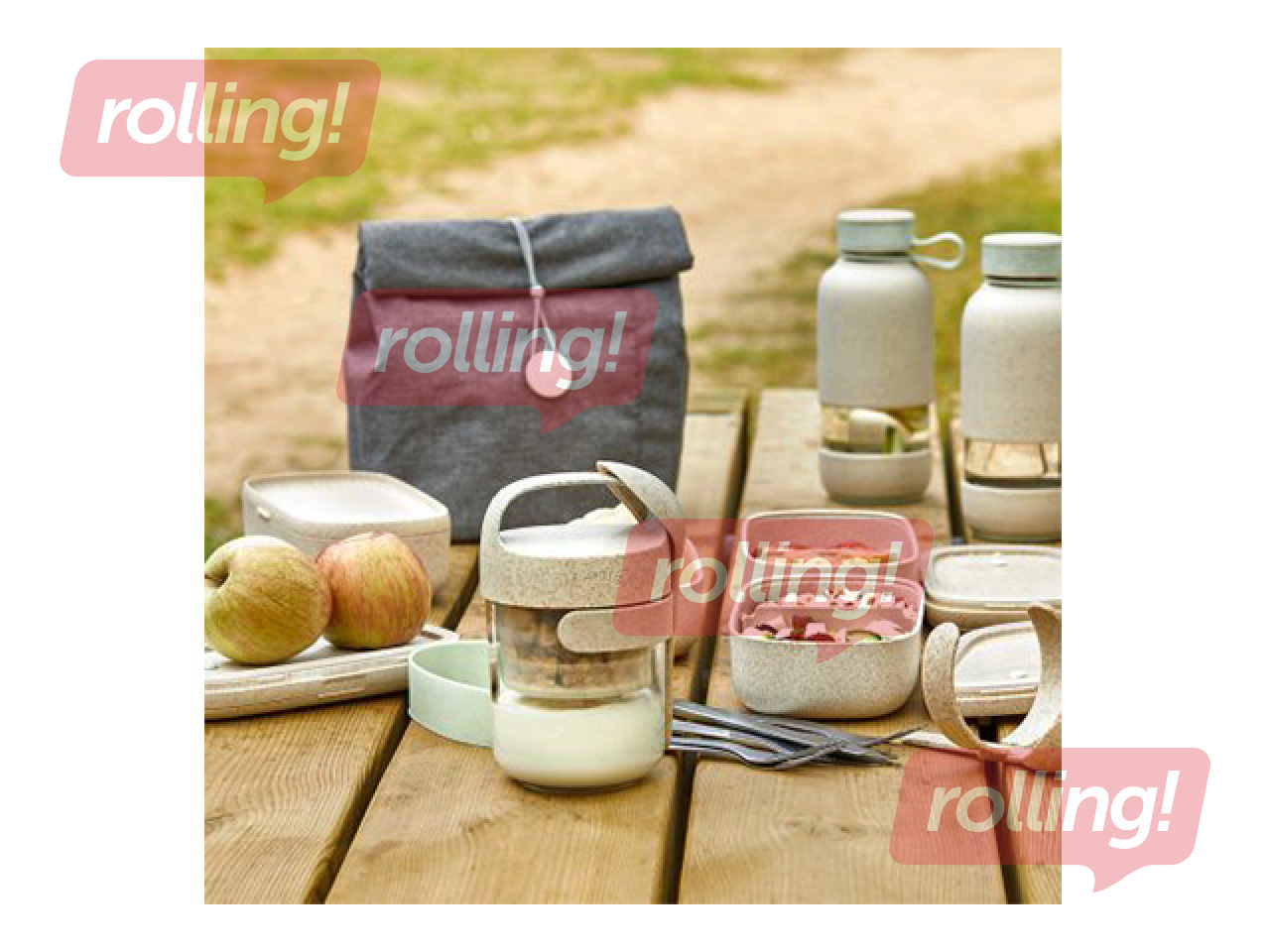 Сумка для обеда Lekue, To Go Organic, серая