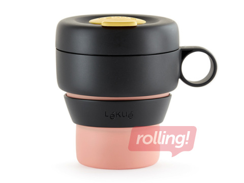Ceļojuma krūze Lekue, To Go, salokāma, rozā