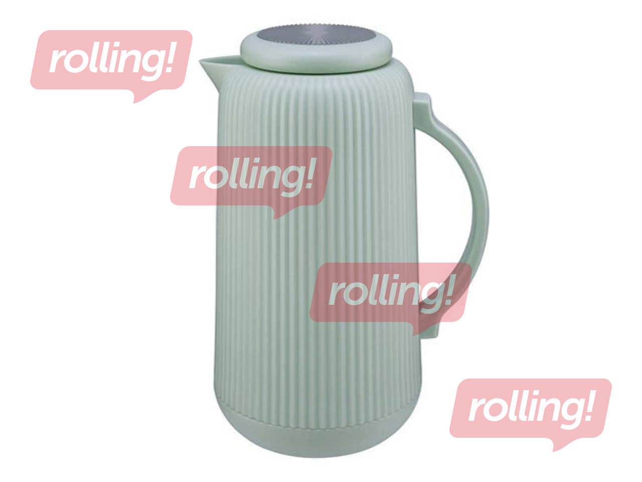 Thermal mug Kitchisimo, Mint, glass–plastic, 970ml