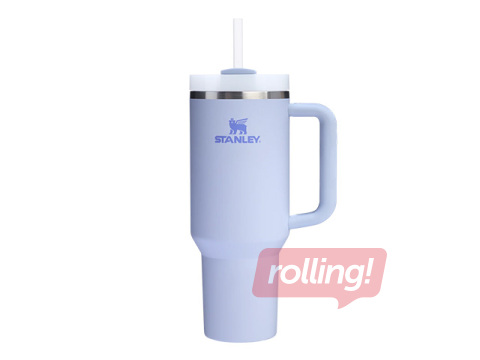 Termokrūze Stanley, Quencher H2.0 Flowstate, ar salmiņu, gaiši zila, 1.18l