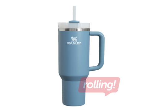 Termokrūze Stanley, Quencher H2.0 Flowstate, ar salmiņu, zilganvioleta, 1.18l