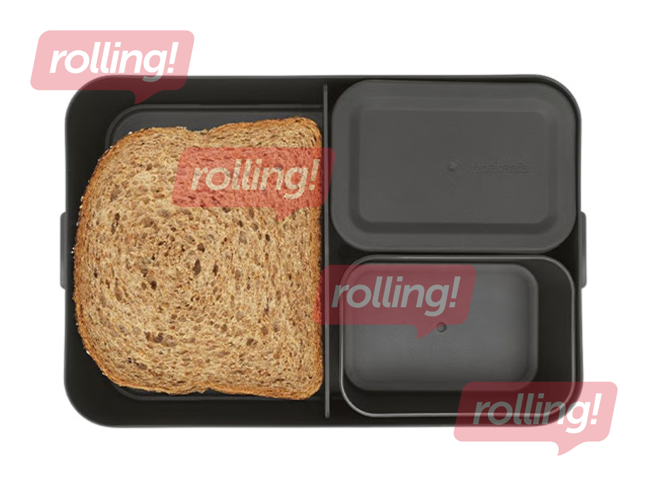 Lunch box Brabantia Make & Take Bento, dark grey, 2l