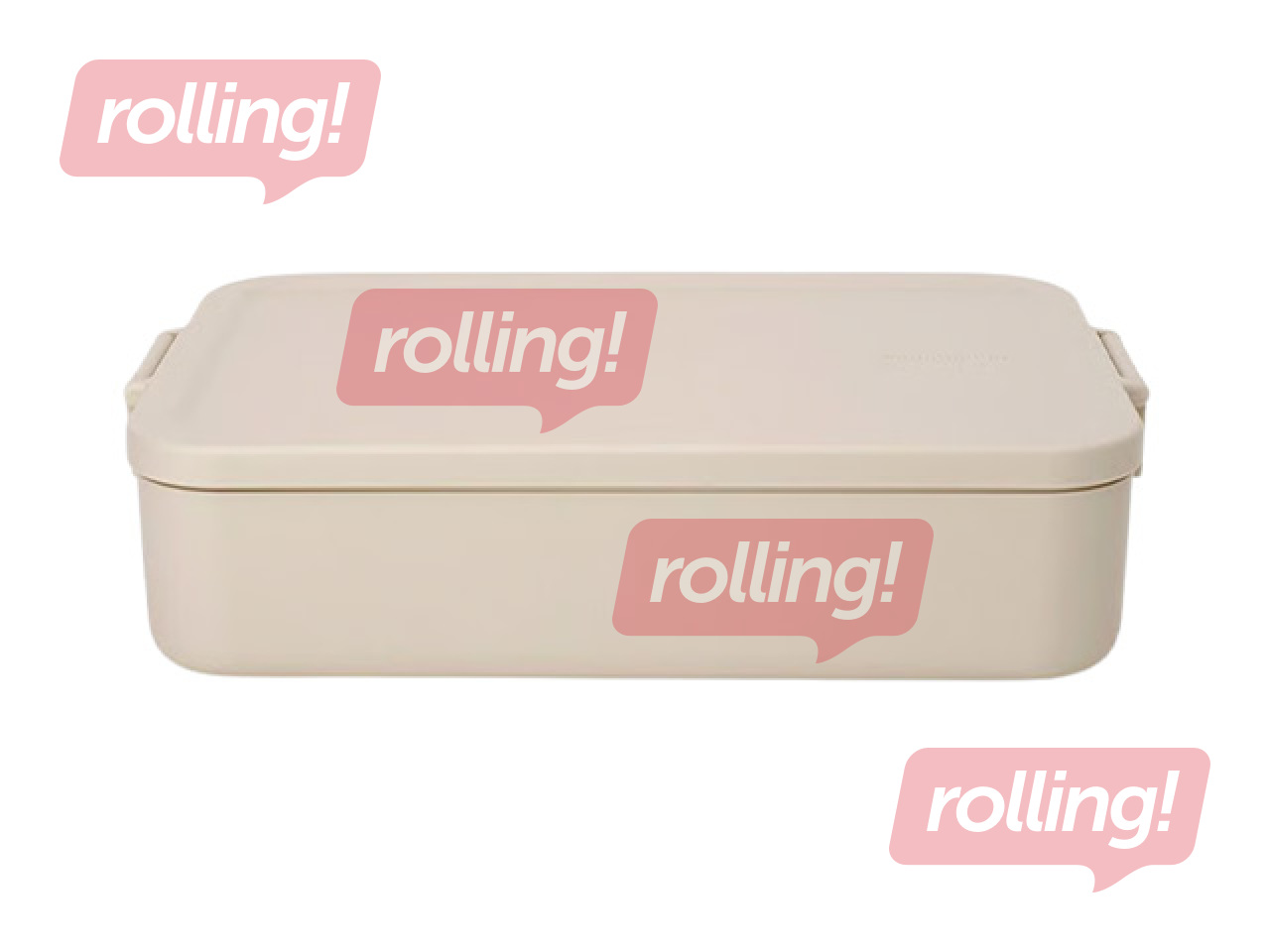 Lunch box Brabantia Make & Take Bento, beige, 2l