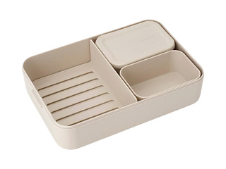 Pusdienu kaste Brabantia Make & Take Bento, bēša, 2l