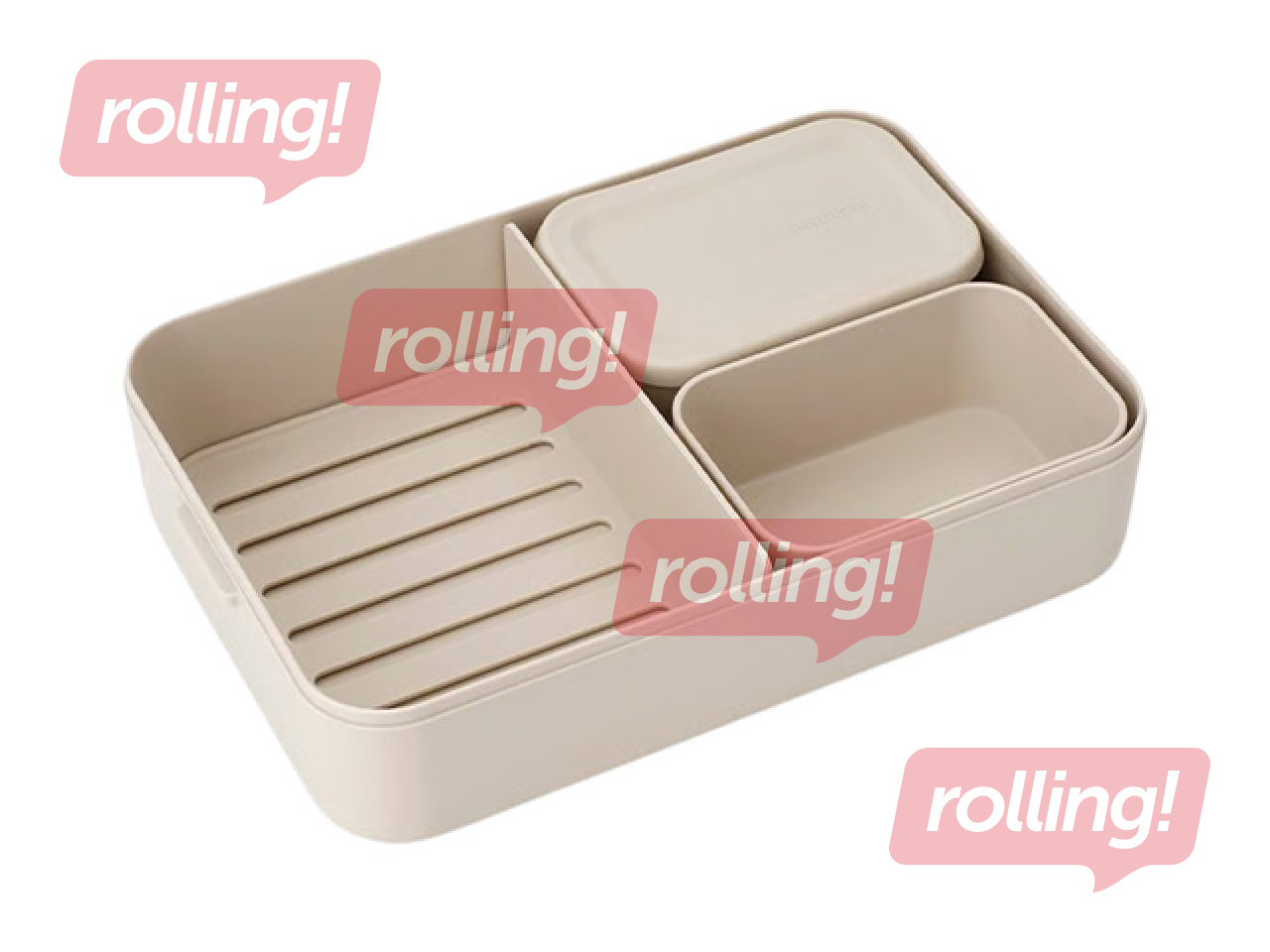 Pusdienu kaste Brabantia Make & Take Bento, bēša, 2l