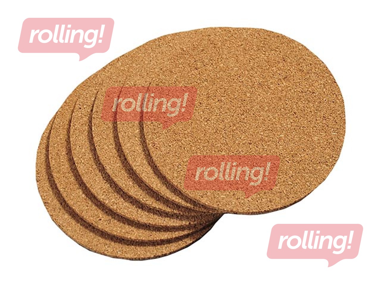 Tasside alused Kesper, korgist, ø10 cm, 6 tk.