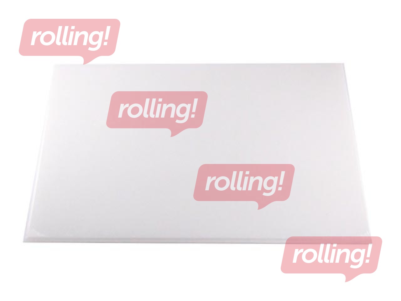 Virtuves dēlītis, plastmasas, balts, 45.7x30.5x1.27cm