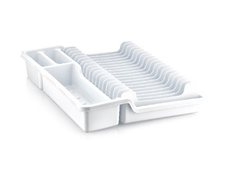 Dish drainer with tray 35x30cm