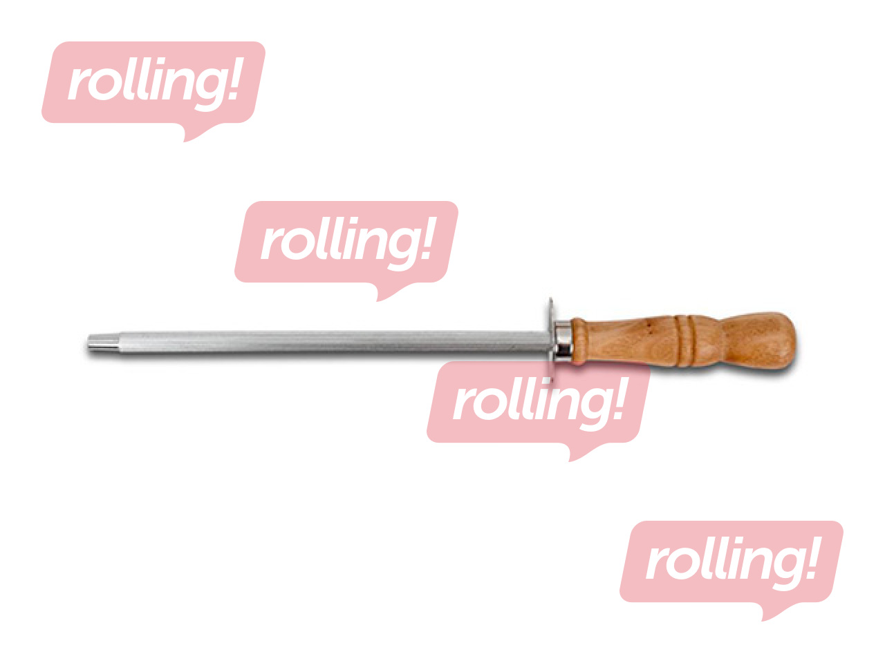 Nažu asināmais Nava, ar koka rokturi, 30.5cm