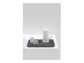 Trauku žāvēšanas paliktnis Brabantia, mikrošķiedras, pelēks, 47x40cm