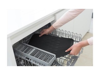 Silikoonist nõude kuivatusalus SinkSide, tumehall, 33×44cm