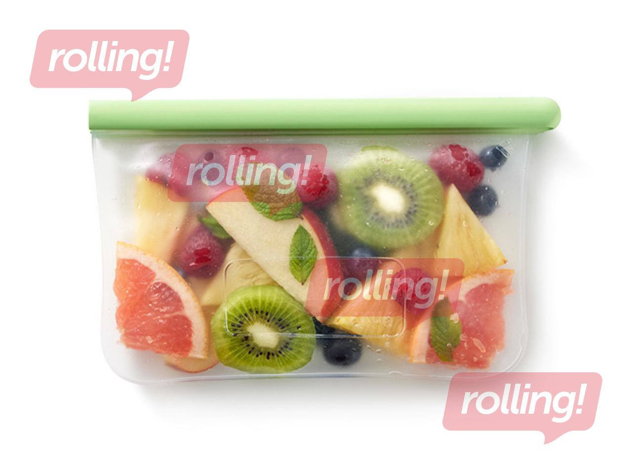 Pārtikas maisiņš Lekue, atkārtoti izmantojams, S izmērs