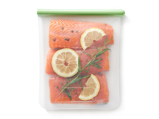 Pārtikas maisiņš Lekue, atkārtoti izmantojams, L izmērs