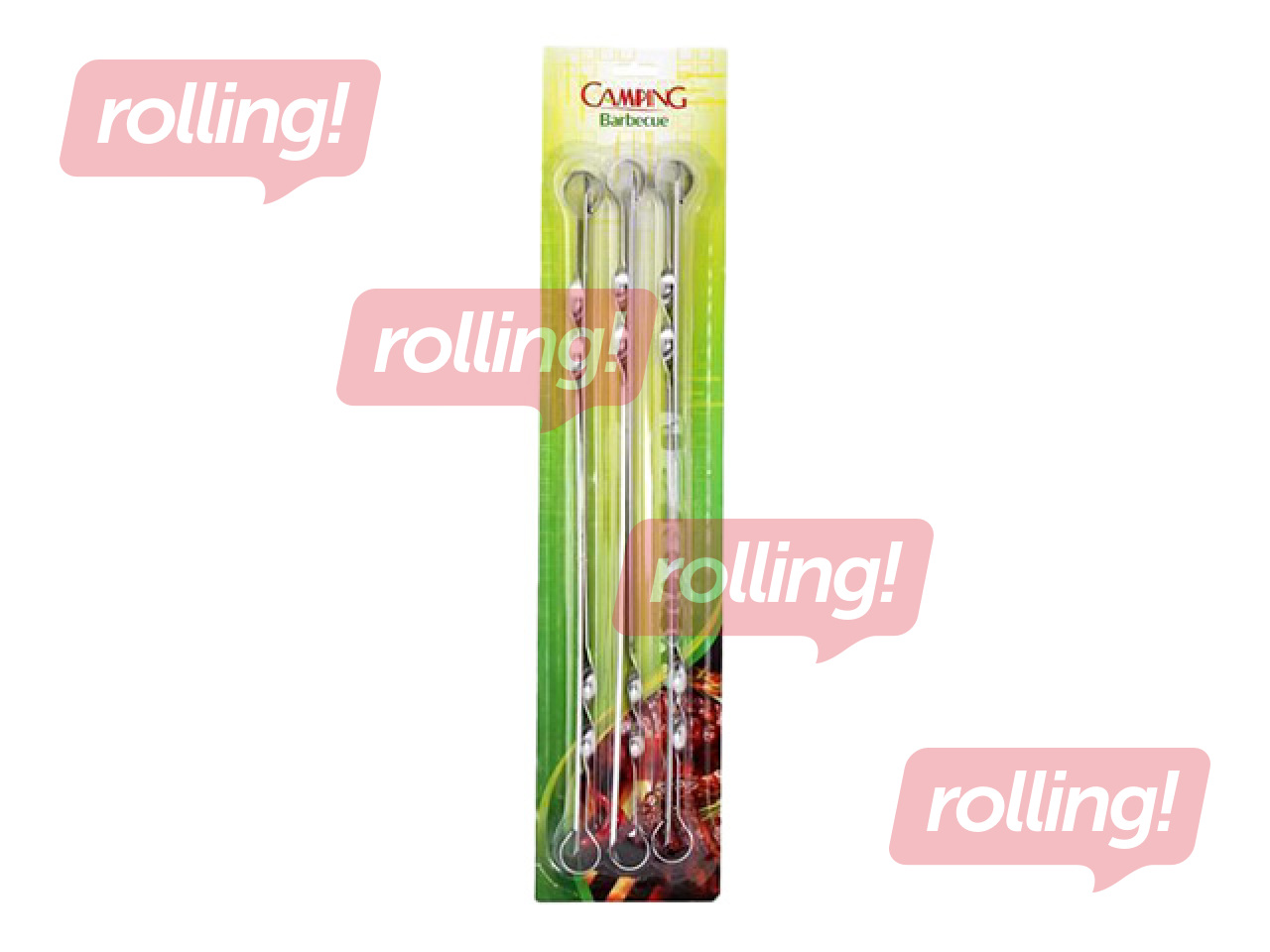Grila iesmi Camping, metāla, 45cm, 6 gab.