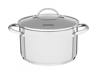 Casserole Tramontina, with lid, stainless steel, Ø20cm, 3.6l