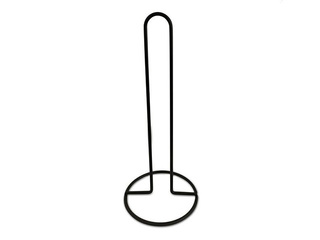 Virtuves dvieļu turētājs Toro, metāla, melns, Ø12x30cm