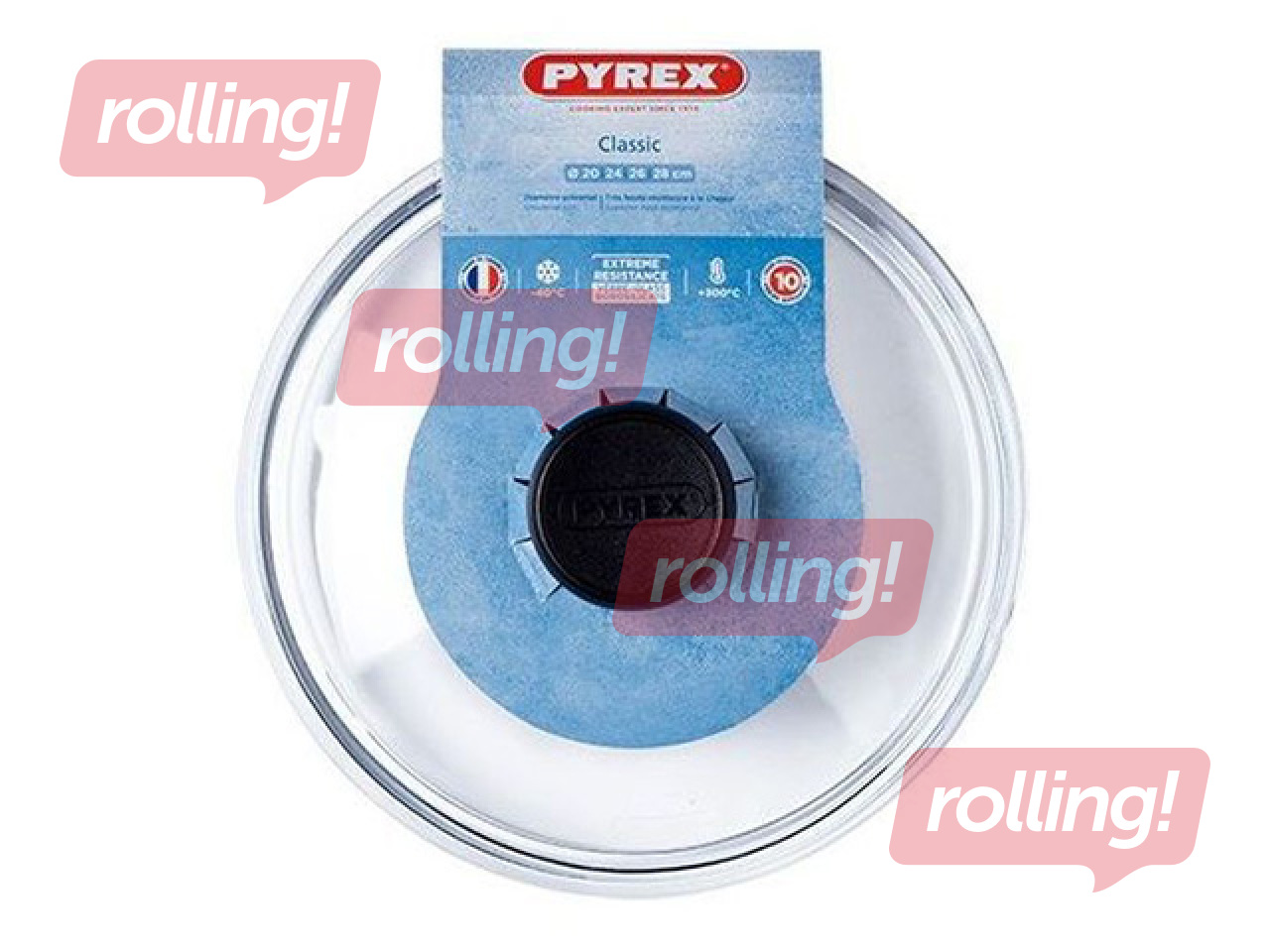 Lid Pyrex, glass, Ø20cm