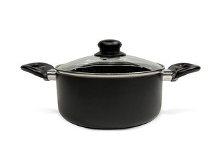 Pot with Lid Kitchisimo, Ø20x9cm/2.5L, Black