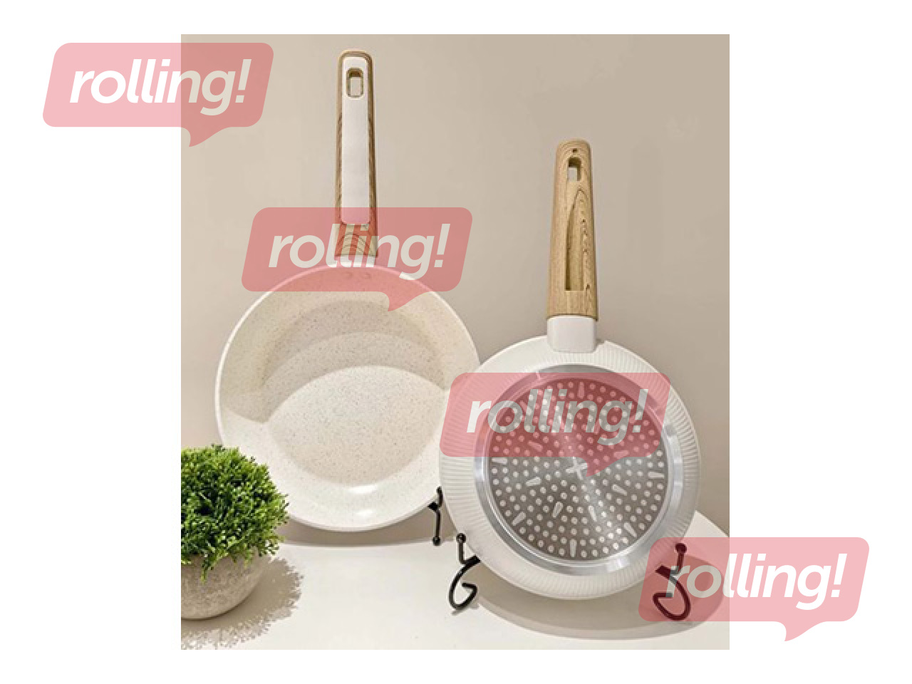 Panna Kitchisimo, Bianco, alumīnija ar keramikas pārklājumu, Ø20cm