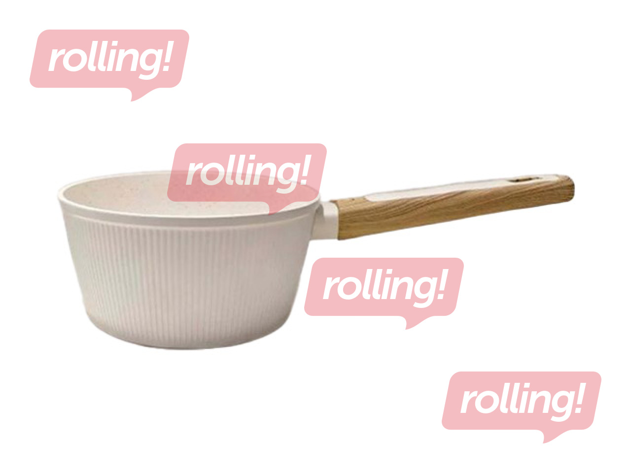 Katls Kitchisimo, Bianco, alumīnija ar keramikas pārklājumu, Ø18cm