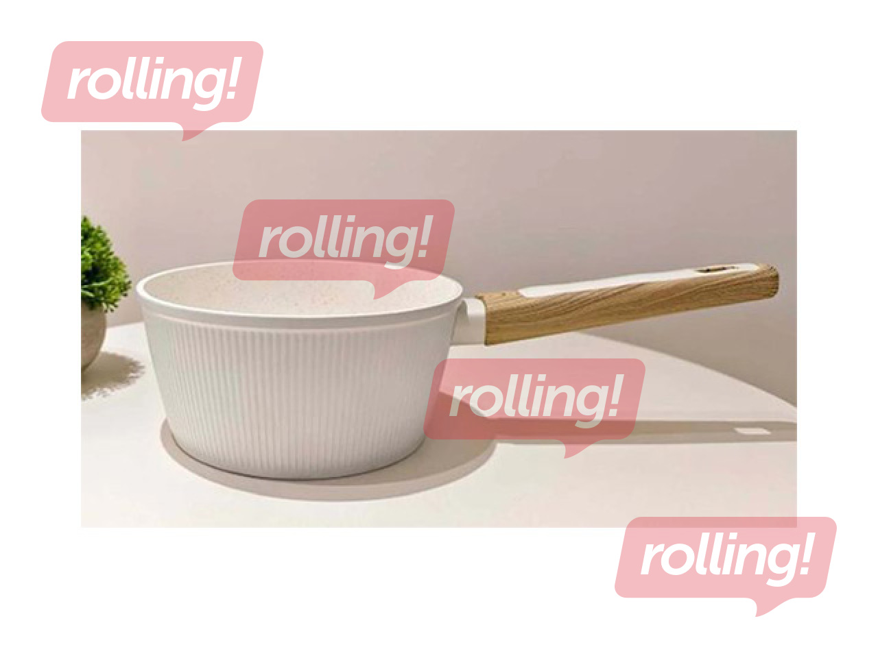 Katls Kitchisimo, Bianco, alumīnija ar keramikas pārklājumu, Ø18cm