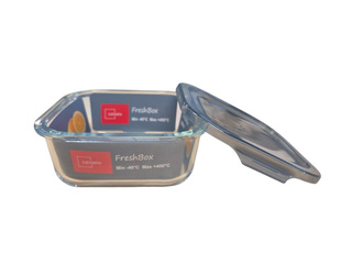 Pusdienu trauks Lavario VakuBox, stikla, 0.8l