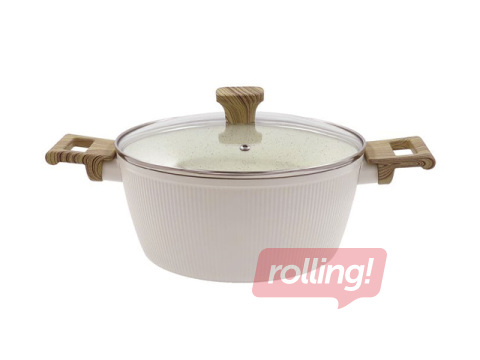 Saucepan Kitchisimo Bianco with lid, Ø20×9cm, 2.5l
