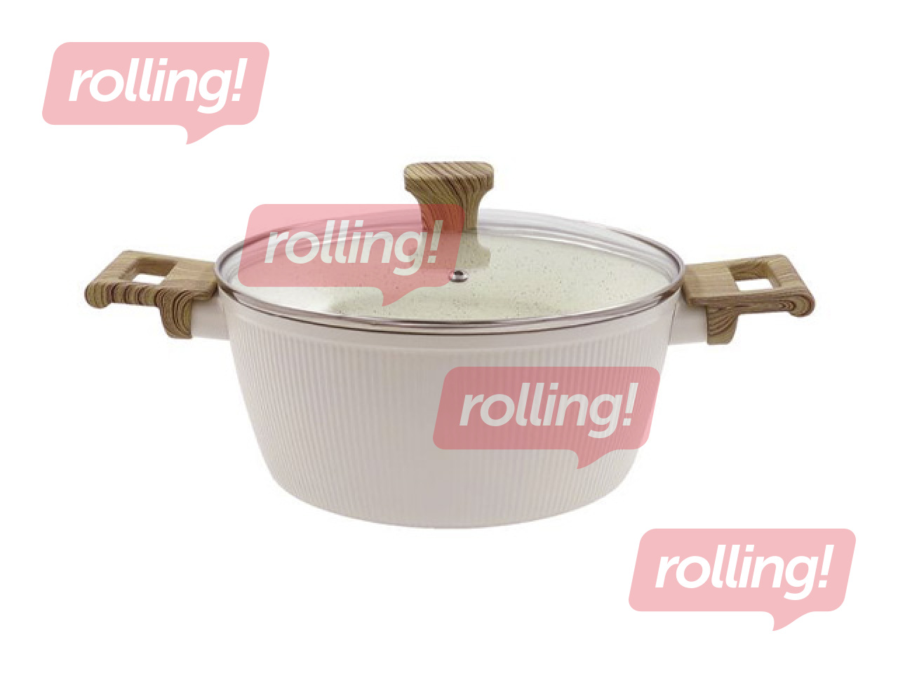 Pott Kitchisimo Bianco kaanega, Ø24×10.5cm, 4l
