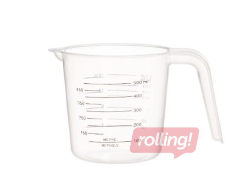 Measuring cup, plastic, 500ml
