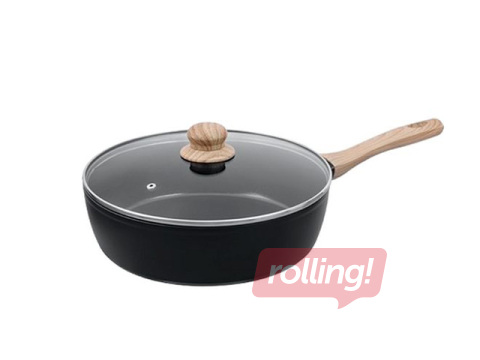 Сковорода Pyrex Cook&Care глубокая с крышкой, Ø28см
