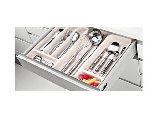 Söögiriistade organiseerija Flexi Space, 37×22.2cm