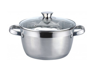 Кастрюля Tesorri, Perle, с крышкой, нержавеющая сталь, Ø19см, 1.8л