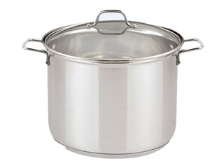 Pot Tesorri, Bio Cook, with lid, stainless steel, 10l