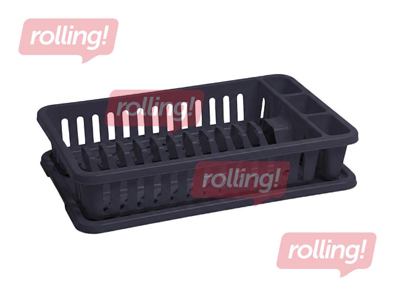 Trauku žāvētājs Curver, tumši zils, 42x27x9cm