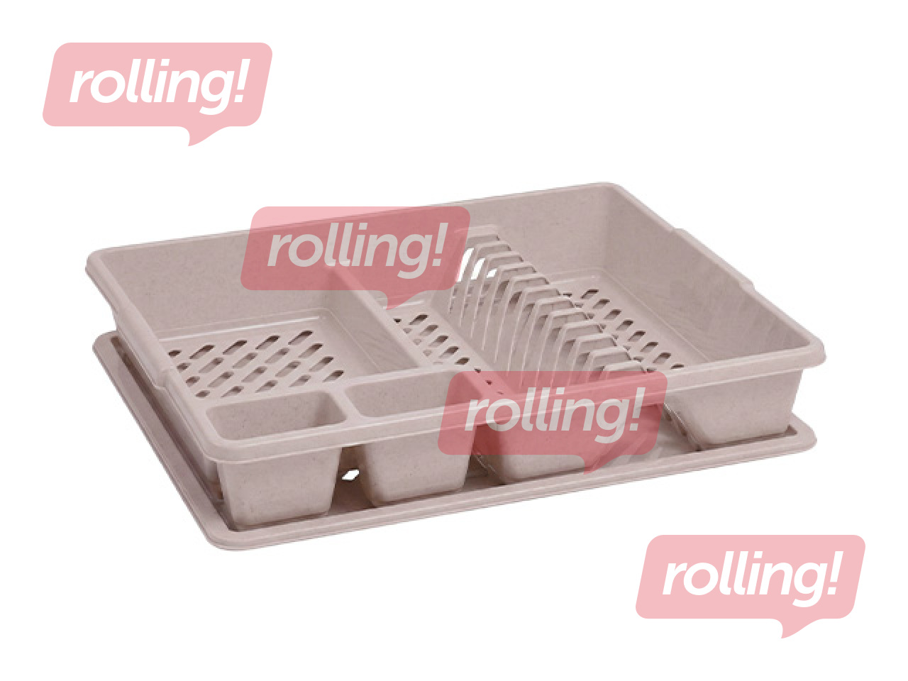 Trauku žāvētājs Curver, bēšs, 47x38.5x8.5cm