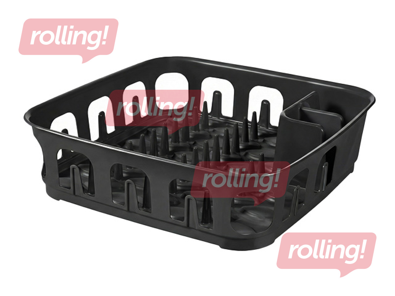 Trauku žāvētājs Curver, tumši pelēks, 39.1x39.1x10.9cm