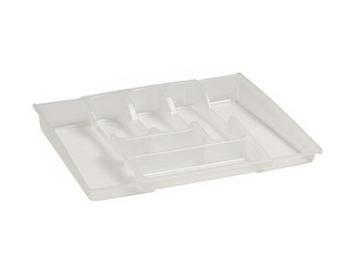 Söögiriistade organiseerija Curver, läbipaistev, reguleeritav, 42×30×6.4cm