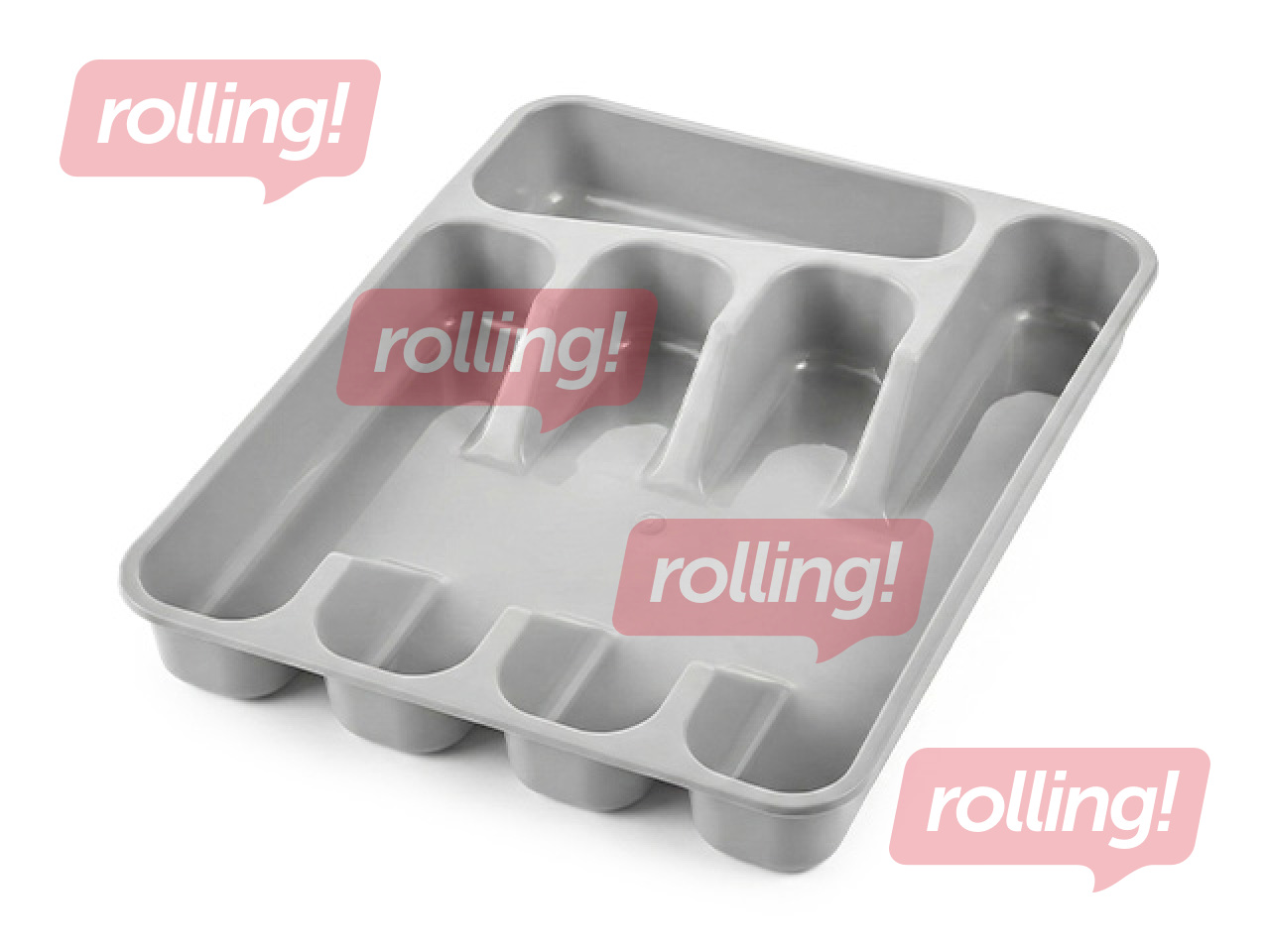 Органайзер для столовых приборов Keeeper, серый, 33.5×26.5×5см