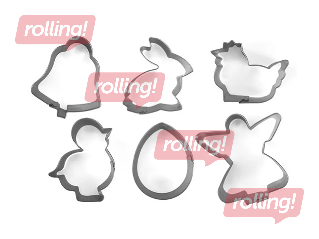 Cepamformas Guardini, Lieldienu, cepumu un piparkūku, 6 gab.