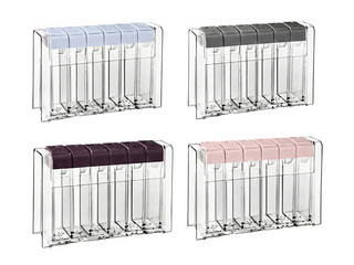 Набор для специй, разные цвета, 6шт.