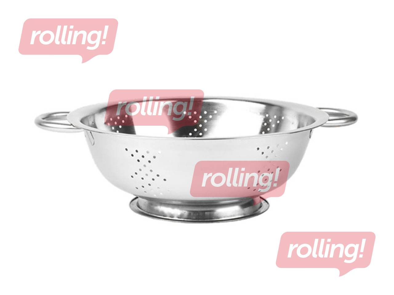 Colander Prymus-AGD, with handles, stainless steel, Ø23cm