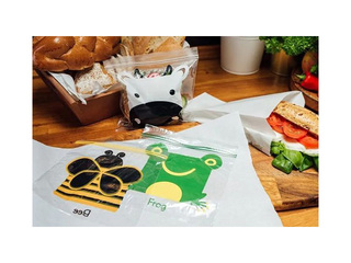 Pārtikas maisiņi Paclan, sviestmaižu, atkārtoti aizverami, dažādas krāsas, 16x17cm, 42 gab.