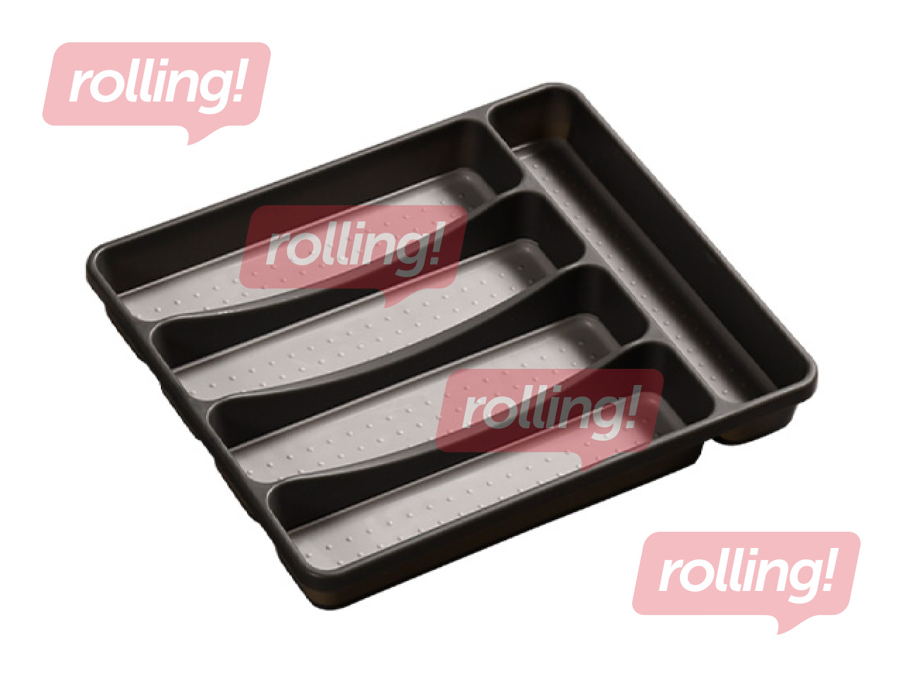 Söögiriistade organiseerija Kesper, must, 32.3x29.5x4.5cm