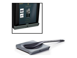 Galda piederumu turētājs Masterclass Smart Space, melns, 15x14x20.5cm