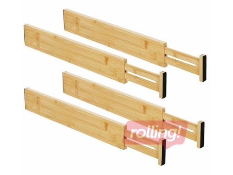 Sahtlijaoturid Springos, bambus, 4tk