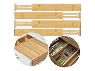 Sahtlijaoturid Springos, bambus, 4tk