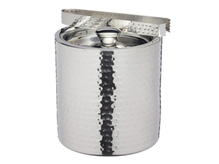 Ledus trauks Bar Craft Hammered, ar vāku, nerūsējoša tērauda, 1.5l