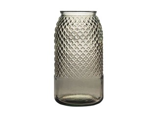 Klaasist vaas Diamond, 28 cm, pruun